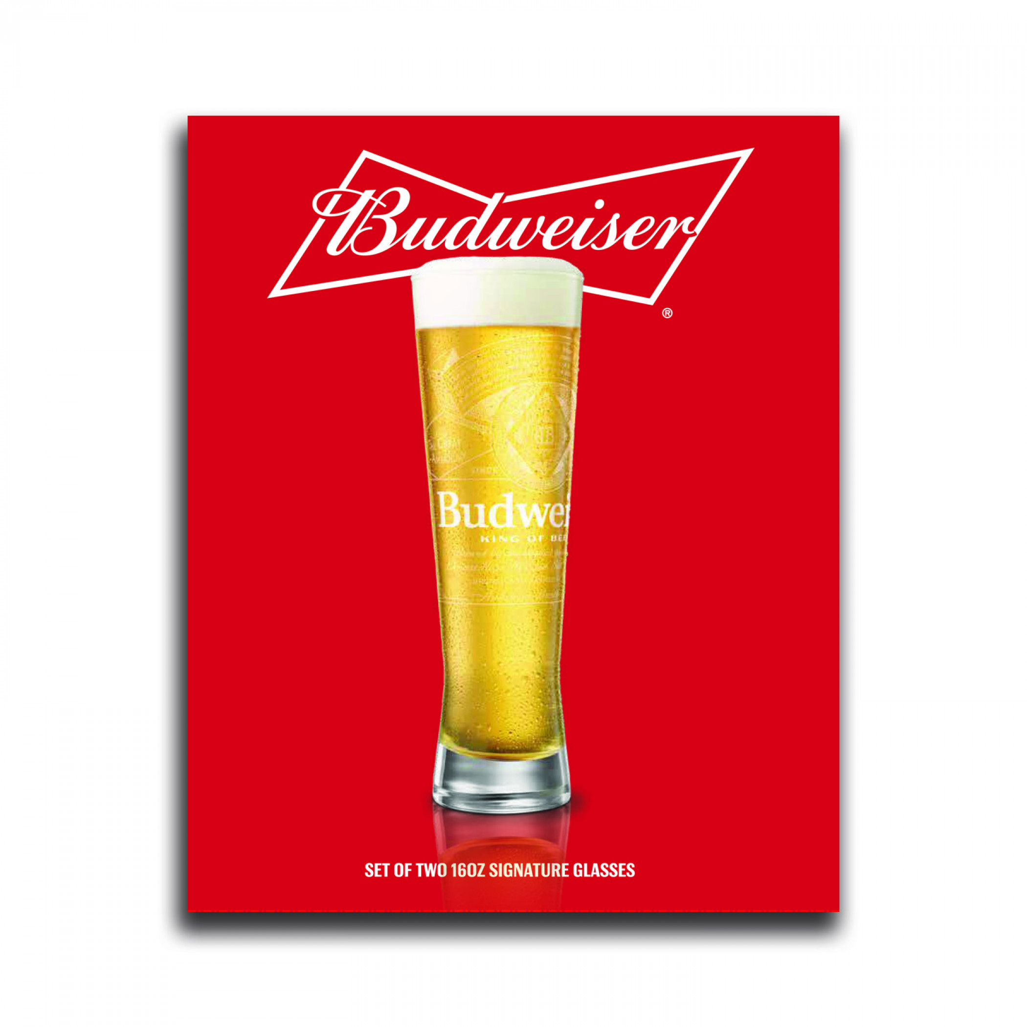 Budweiser Signature Glassware 2-Piece Set
